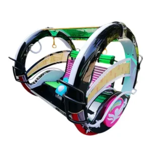Amusement Park 360 Spinning Car Ride Le Bar Car 360 Degree Rotating Electric Happy Swing Rolling Car Moonwalk