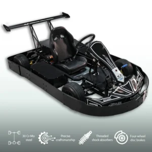 Amusement Park Commercial Electric Racing Go Kart with Chain Drive 2KW Motor Drift Karting