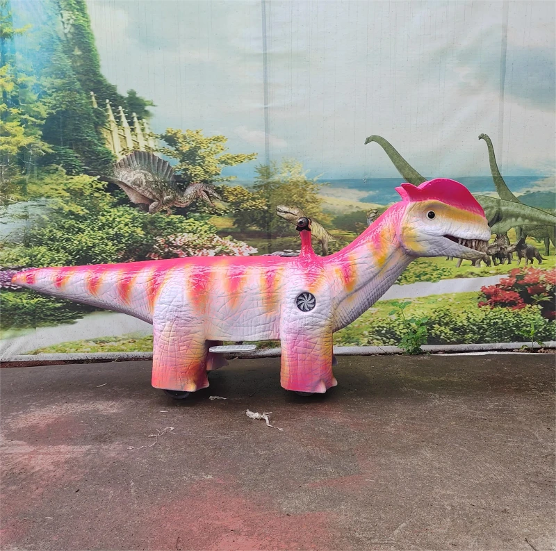 Amusement Park Electric Dinosaur Ride Car Ride on Dinosaur for Kids