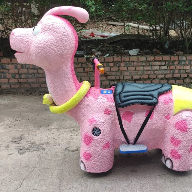 Amusement Park Entertainment Electric Cartoon Walking Dinosaur Ride