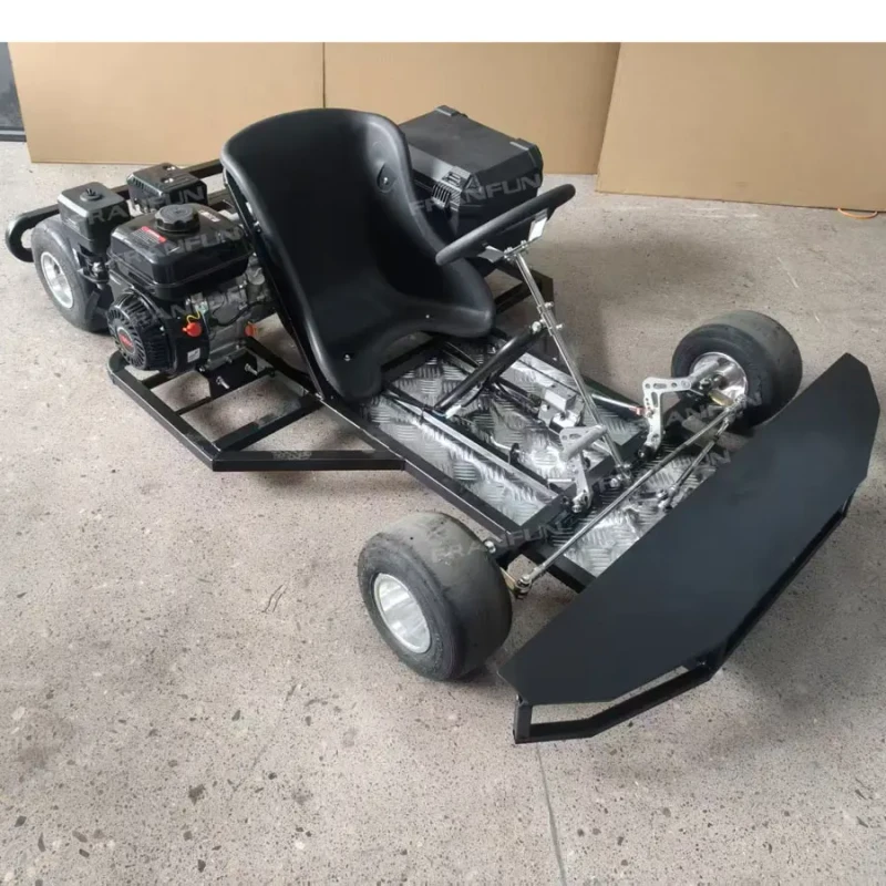 Amusement Park Go Kart 45km/h Low Chassis Smooth Drifting Tire Karting Factory Gasoline Buggy