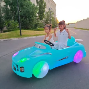 Amusement Park Ride for Kids Indoor Shopping Mall Commercial Electric Bumper Car Plaza Glowing Parent-child Ride-on Toy Car