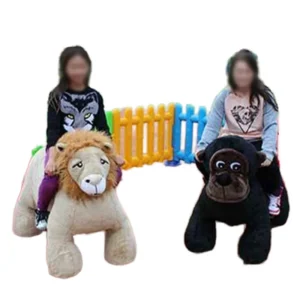 Amusement Park Stuffed Animal Ride Electric Walking Machine Ride Animal in the Mall Covers
