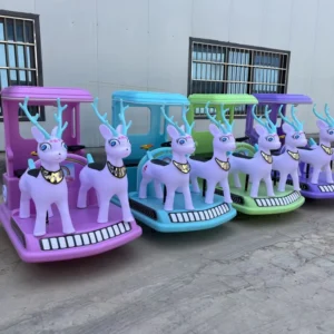Amusement Playground Inflatable Wheels Ride On Cute Animal Toy Electric Car Battery Operated Bumper Car
