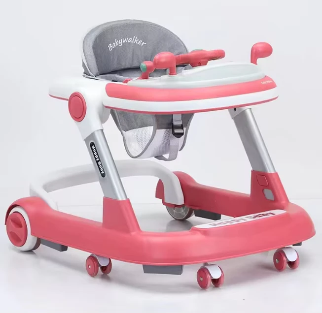 Andadera Andador Para Bebes Multifunction Walkers Baby Toys Push Baby Walker Music Wheels Seat Foldable Cotton Frame 6 Months 3