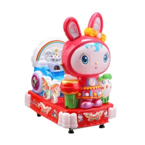Animal Rabbit Coin Operated Kiddy Kiddie Ride Game Machine on Toy