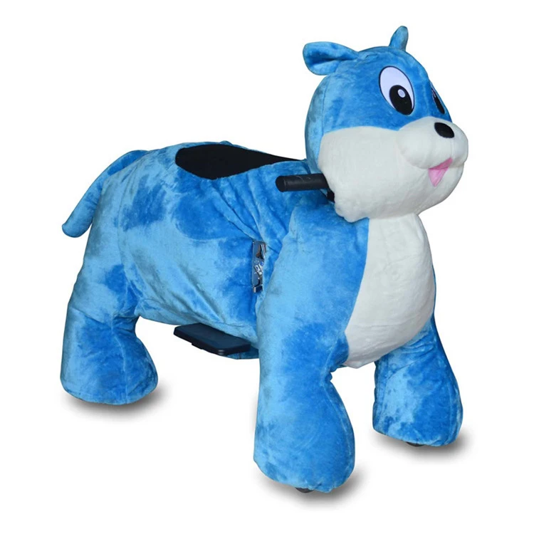 Animal Ride Kids Riding Toys Plush Animals Electric Coin Operated Battery Animal Ride for Mall