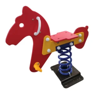 Animal Type Plastic Rocking Horse Playground Outdoor Spring Rider for Children