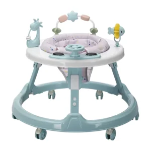 Anti O Leg Multi Function Anti Rollover Plastic Baby Walker for Boys Girls Foldable Design Push Toy
