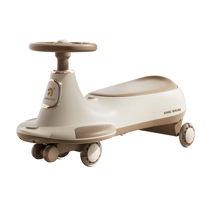 Anti tipping Swing Car with Silent Wheels for Children Aged 1 6 Years Old