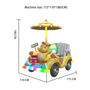 Arcade Game Machine Kids Car Amusement Kid Ride NaiLong Party(with no Umbrella) Amusement Shopping Mall Amusement Park Ride