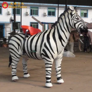Artificial Robotic Life Size Mechanical Riding Zebra Artificial Robotic Life Size Zebra Ride on Toys Animals