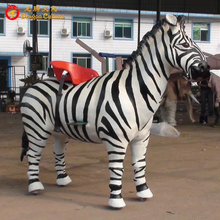 Artificial Robotic Life Size Mechanical Riding Zebra Artificial Robotic Life Size Zebra Ride on Toys Animals