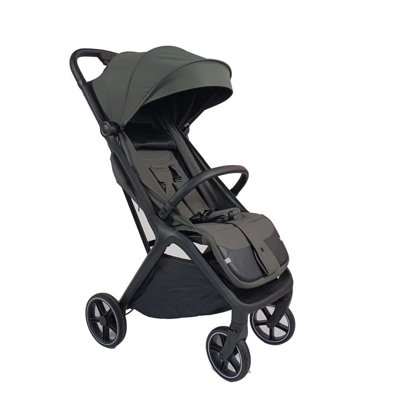 Automatic Fold Lightweight Stroller with Aluminum Frame 20KG Load Capacity and Airplane Friendly Design