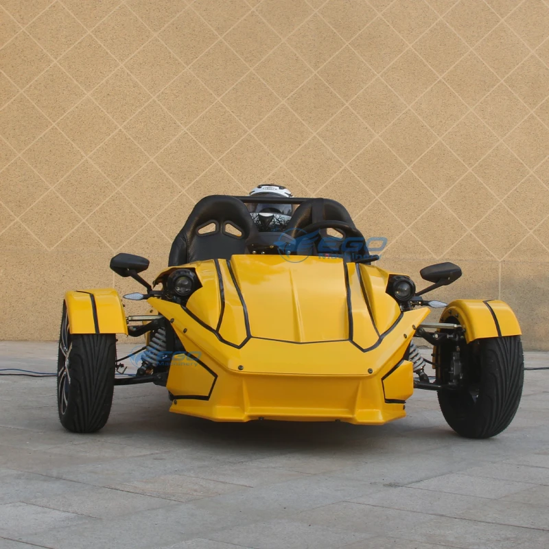 Automatic ZTR Three Wheeled Roadster Trike 350cc Gasoline Car With Two Seater Go Kart Motorcycle Bike for Adults
