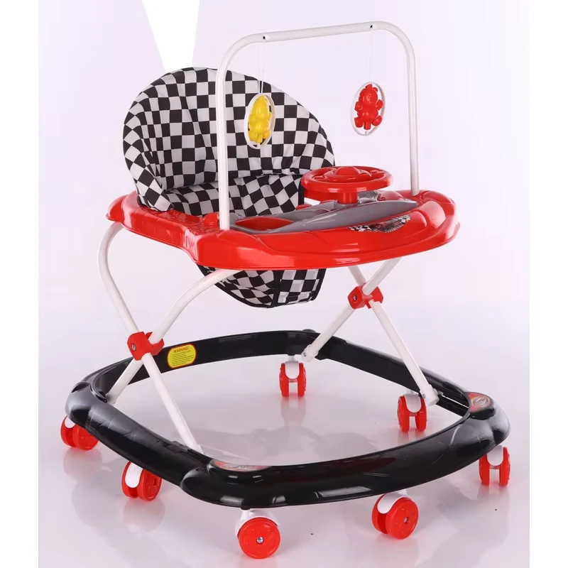 BABYLAND SIMPLE OUTDOOR BABY WALKER ADJUSTABLE SEAT HEIGHT LOW PRICE BABY WALKER for SALE