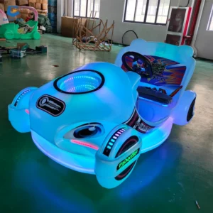 BC06 Kids Amusement Park Ride on Car Kids Bumper Cars Luminous Battery Car Shopping Mall for Sale