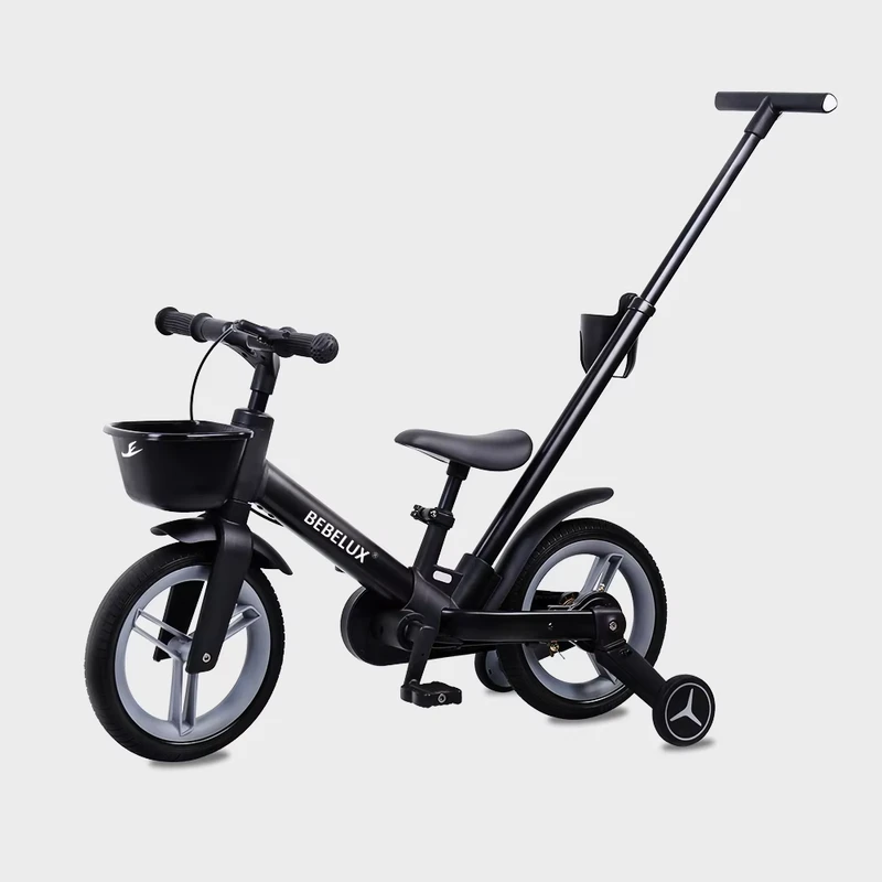 BEBELUX Adjustable Lightweight Toddler Kids Bicycle Bike with Balance Trainer for Ages 1.5 5 Years