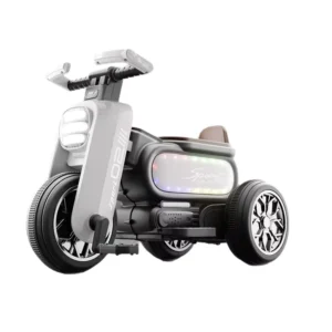 BL 601 Children’s Electric Motorcycle Tricycle Plastic Rideable Remote Control Car for 2 4 Year Unisex Olds First Birthday