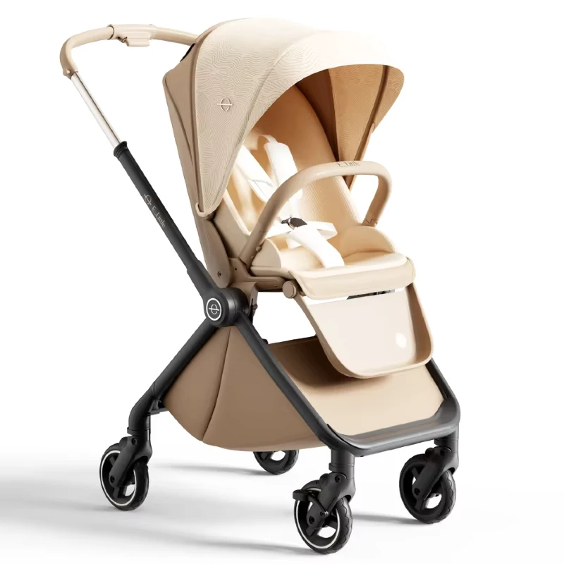 BP168 3 Lightweight Baby Stroller Easy Folding New Born Walkers with High View and 360 Degree Car Features
