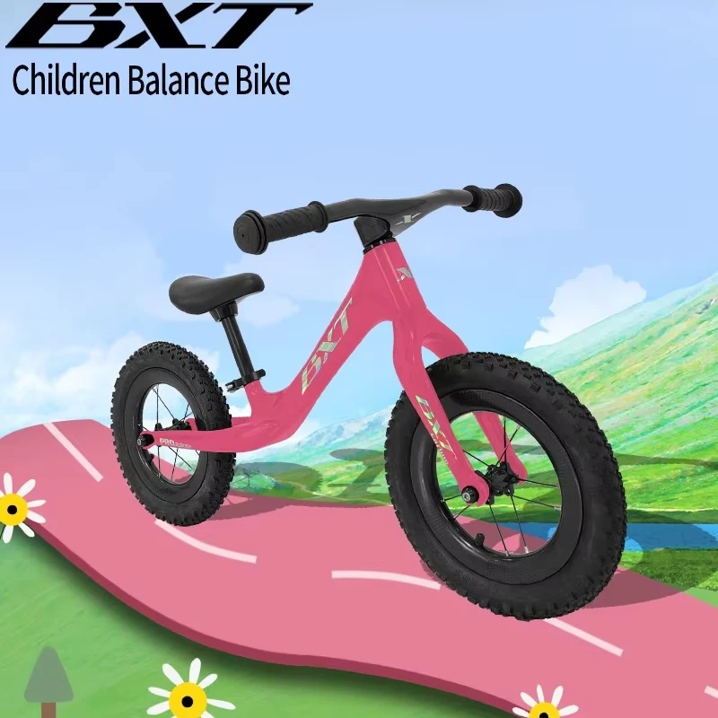 BXT Designed Balance Bike Scooter Full Carbon Fiber Kids Bicycle Children Push Bikes Walker Riding Toys Full Complete Child Bike