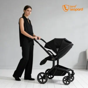 Baby Aluminum Frame Stroller 3 in 1 Classic Buggy Removable Car Seat Foldable Portable Pram Newborn Two-way Reversal Seat