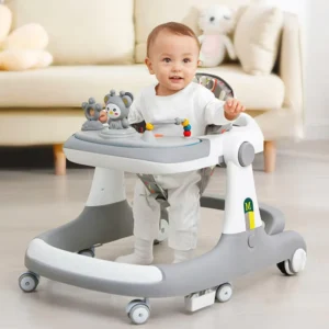 Baby Anti Rollover Walker Anti O Leg Multifunctional Walker for Boys Girls Early Learning Toy Car 10KG Load Capacity