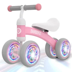 Baby Balance Bike Toys for 12-36 Months Kids Toy Boy and Girls Gifts Toddler First Birthday Gift (Pink)