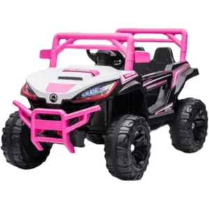 Baby Battery Powered Kids Electric Ride On Car & Motorcycle with Musical Features Auxiliary Wheels Plastic Construction