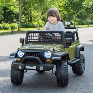 Baby Can Sit Ride on Toy Four wheel Battery Powered Off road Vehicle Children’s Electric Car with Remote Control