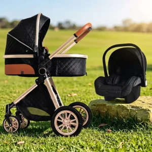 Baby Car Seat Stroller Kinderwagen 3 in 1 Luxury Coches Bebe 2 En 1 Lightweight High Landscape Baby Stroller 3 in 1