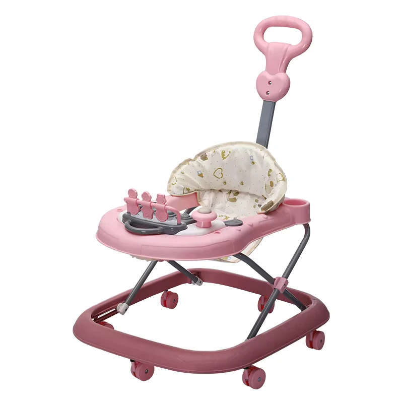 Baby Care Chair Music Playing Baby Walker Foldable with 20KG Capacity Made of Plastic Frame