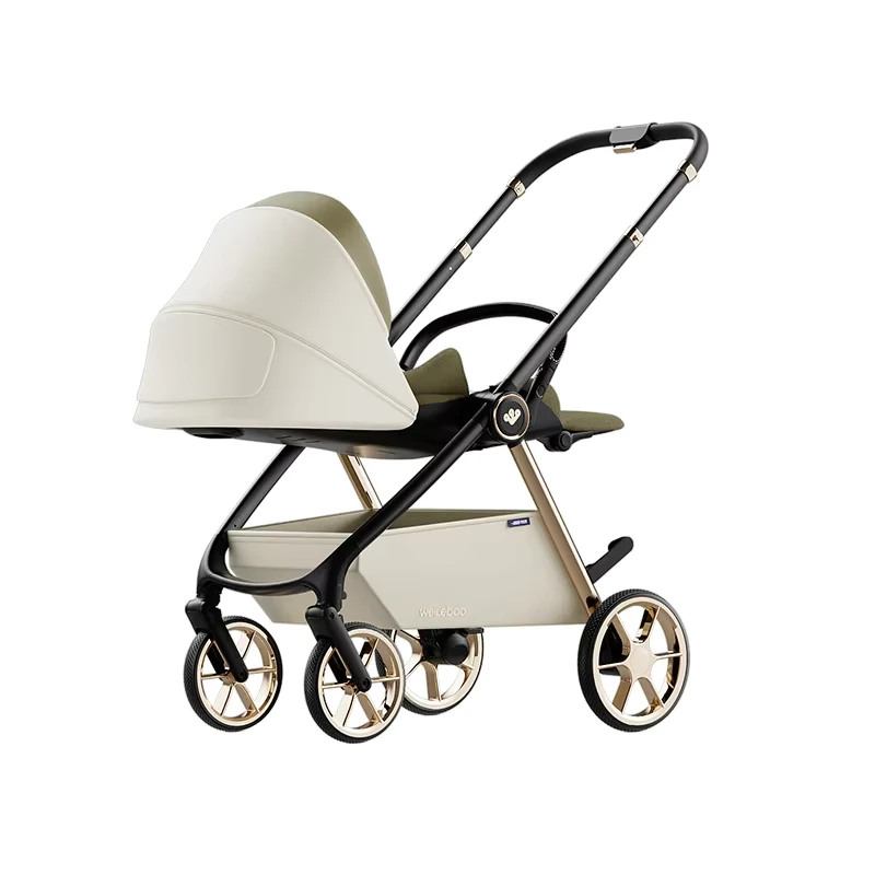 Baby Carriage Luxury 2 in 1 Electric Baby Stroller Pram with Car Seat for Parents On the Go