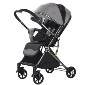 Baby Carriage Newborn Pram Luxury Two Way Push 360 Rotate Trolley Travel Baby Stroller