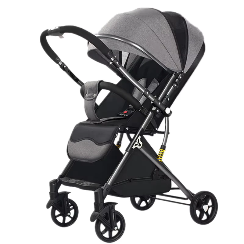 Baby Carriage Newborn Pram Luxury Two Way Push 360 Rotate Trolley Travel Baby Stroller