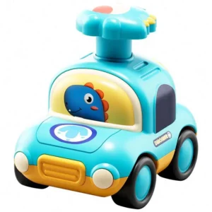 Baby Cartoon Toy Car Mini Press Go Vehicles Inertia Pull Back Cars Montessori Early Education Crawling Toys for Toddlers Boys