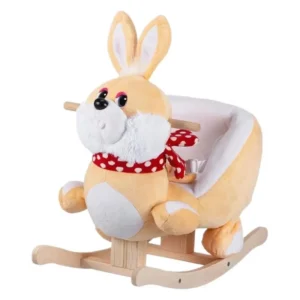 Baby Cuddly Design Ride Stuffed Animal Plush Walking Toys Baby Rocking Chair