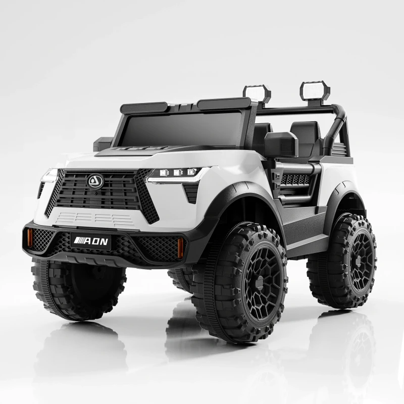 Baby Electric Ride on Car 12V Battery Powered 2 Seater with Remote Control for 5 to 7 Years Old Children 4 Wheels EN71
