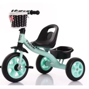 Baby Girls’ Classic Kids Tricycle with Plastic Woven Basket 3 Wheels Ages 2-6 Customized Color & Size