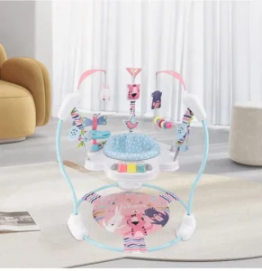 Baby Jumper Walker Adjustable First Steps Indoor Outdoor Plastic Kids Chair Musical Baby Ativity Center Jumper Bouncer Chair