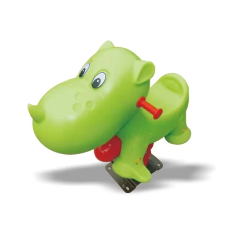 Baby Kids Personalized Cartoon Animal Riding Toy Big Mechanical Toddler Children's PE Plastic Rocking Horse Chair Outdoor Sale