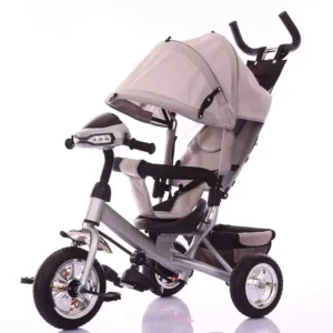 Baby Land Tricycle Single Speed Gears with Steel Fork and Brake Line Carriage Cycle for Kids