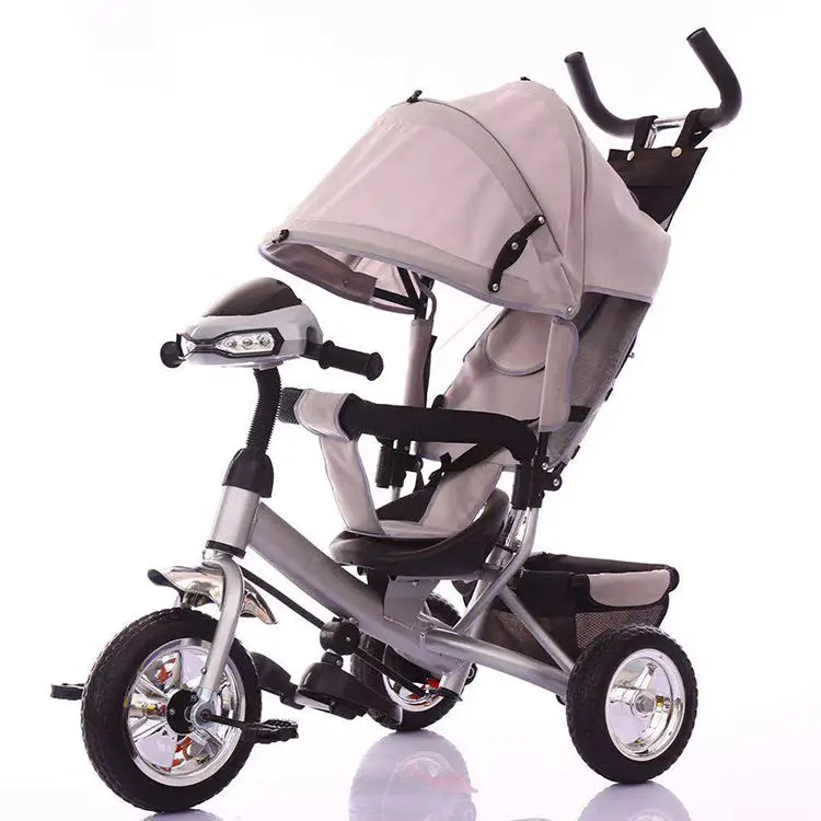 Baby Land Tricycle Single Speed Gears with Steel Fork and Brake Line Carriage Cycle for Kids