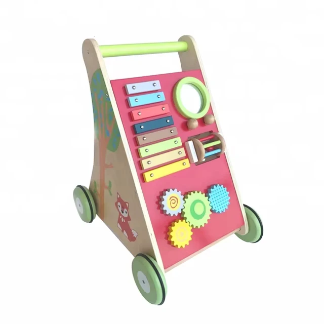 Baby Learning Walker Multi Functional Baby Toys Wooden Educational Early Educational Montessori