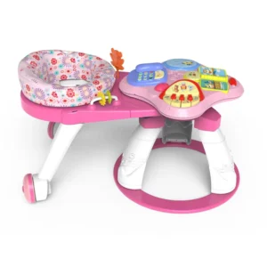 Baby Learning Walker Play Set Early Educational 3 in 1 Rotating Game Table Activity Center for Baby