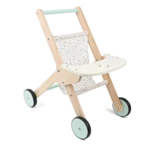Baby Learning Walker Toy Baby Push Walker Doll Stroller Shopping Cart Wooden Toys