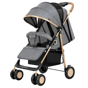 Baby Prams Strollers Lightweight Folding Travel System Buggy Umbrella Stainless Steel Frame 20KG Load Capacity for Newborn
