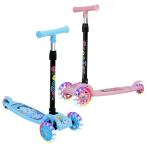Baby Product Toys Children’s Scooter Kids Balance Training Light up 3 Wheels Foldable Kick Scooters for Kids Toddlers
