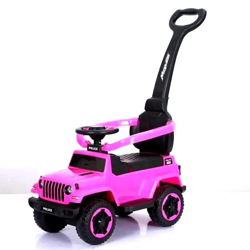 Baby Push Car With Handle Kids Toy Ride Four wheeler 3 En 1