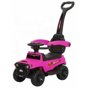 Baby Push Toy Car Battery Powered Ride on Toy for 2 to 4 Years & 5 to 7 Years Plastic Material Unisex